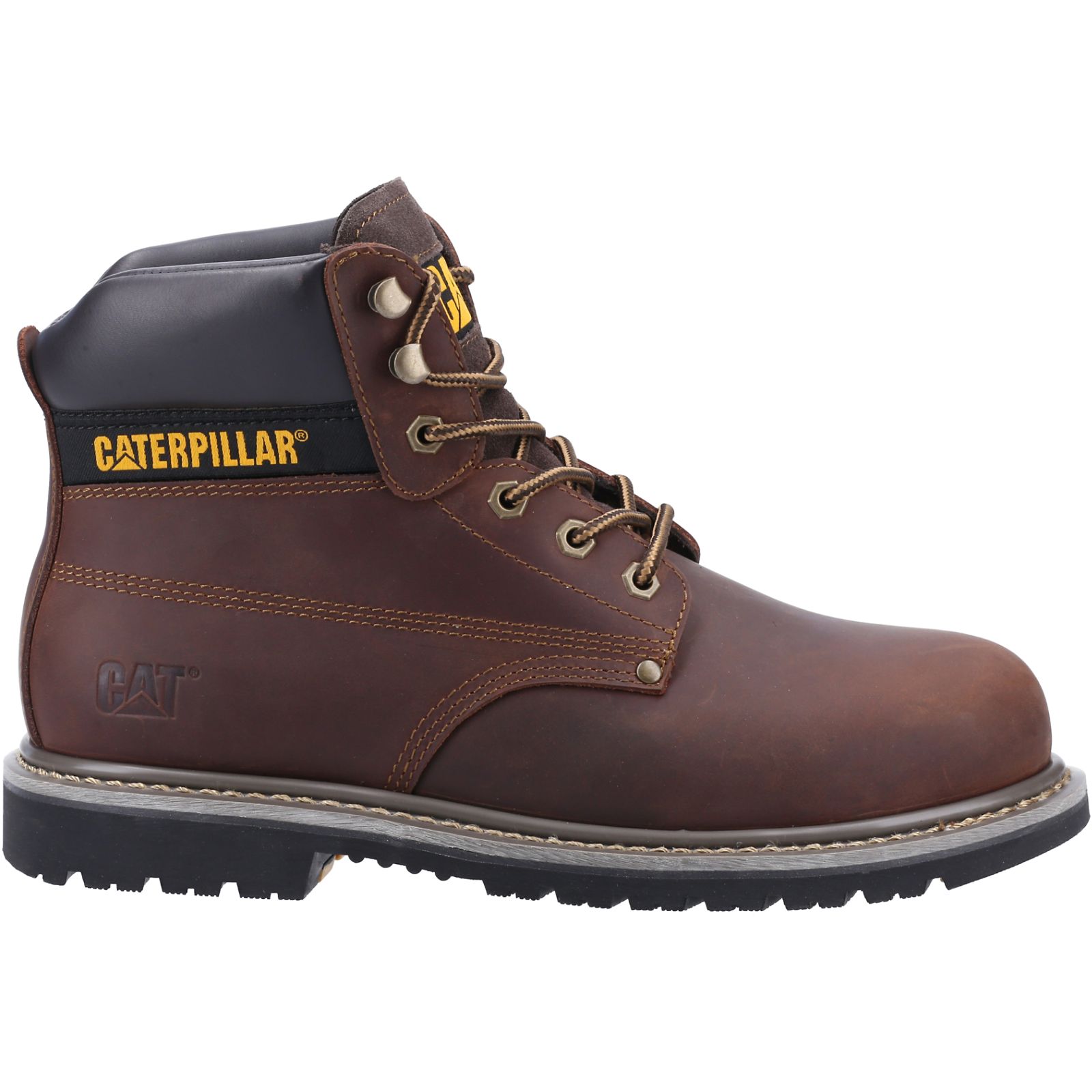 Caterpillar Powerplant St Hro Sra - Mens Work Boots - Brown - NZ (785JPTFDI)